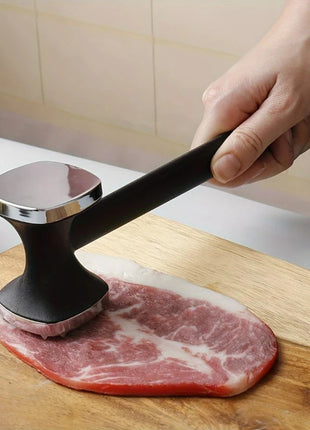 PowerStrike™ Heavy-Duty Meat Mallet – Stainless Steel, Rubber Grip Stone's Store