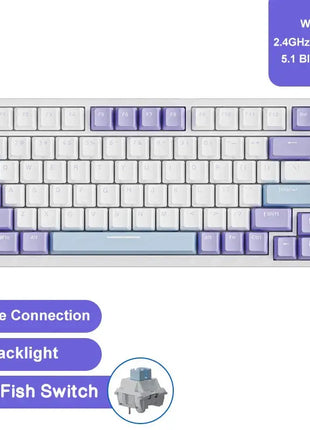 Ajazz AK820 Pro Gaming Mechanical Keyboard Stone's Store