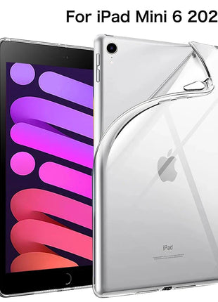 For iPad 10th 10.9 2022 7 8 9th Gen 10.2 Air 5 6 13 Case TPU Silicon Transparent Cover For iPad Pro 9.7 10.5 11 13 Mini 3 4 5 6 DUNNO Official Store