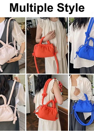 Soft Dacron Crossbody Bag Mini Tote | Fabric Shoulder Bag BagCase SiSi Store
