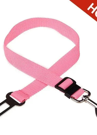 Adjustable Pet Cat Dog Car Seat Belt Pet Seat Vehicle Dog Harness Lead Clip Safety Lever Traction Dog Collars Dogs Accessoires Pets Products Bobit Store