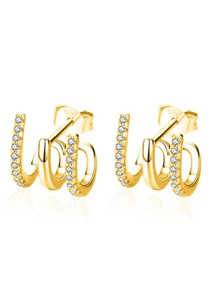 Luxury Claw Ear Rake Zircon Earrings for Women ZX Jewellery Store