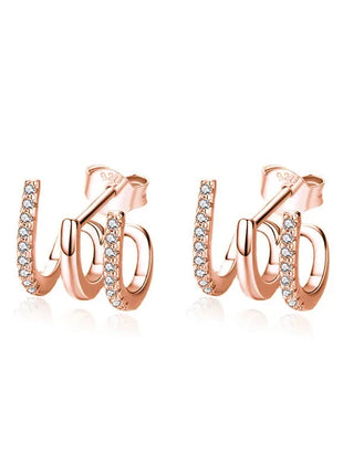 Luxury Claw Ear Rake Zircon Earrings for Women ZX Jewellery Store
