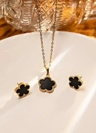 Adjustable 18K Gold-Plated Modern Bar Bracelet and Ring Jewelry Set NEULRY neulry Store