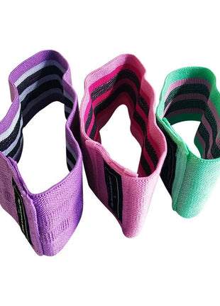 Anti-Slip Resistance Hip Booty Bands Squat Glute Workout Non-slip Trainer Thick Stretch Fitness Strips Loops Yoga Equipment Stone's Store