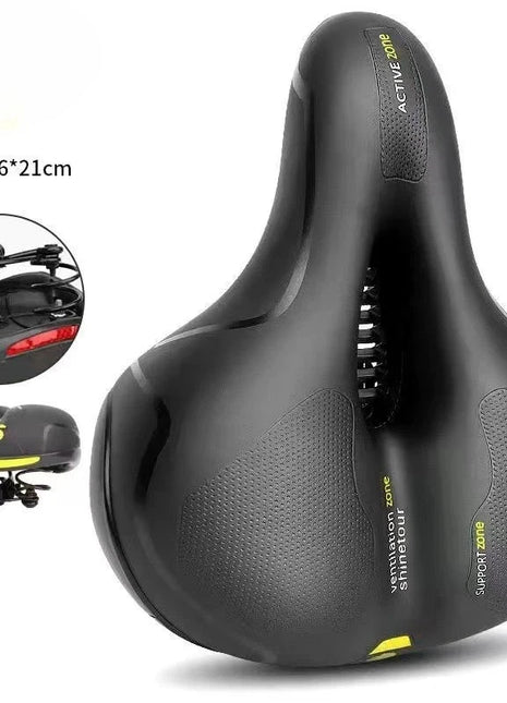 Reflective Shock Absorbing MTB Bicycle Seat Breathable Rainproof Road Mountain Bike Saddle Comfortable Cycling Accessory for Men Shop1102066021 Store