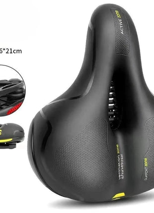 Reflective Shock Absorbing MTB Bicycle Seat Breathable Rainproof Road Mountain Bike Saddle Comfortable Cycling Accessory for Men Shop1102066021 Store