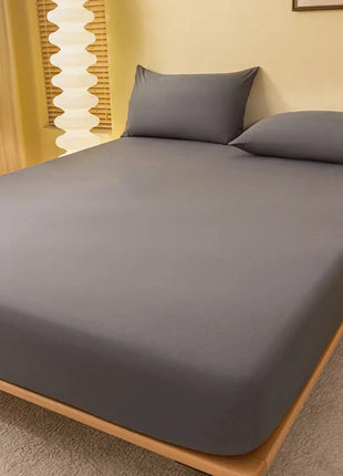 1 Piece Solid Color Matte Bed Sheet – Soft Bedding Cover (Excluding Pillowcases) Shop1103725833 Store