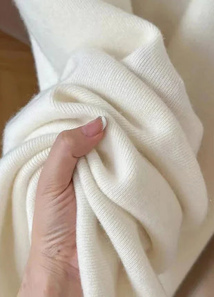 Bxoxo Autumn Casual Wide Leg Pants for Women High Waist Drawstring Soft Warm All Match Pants Korean Solid Simple Straight Trousers New Suli Store