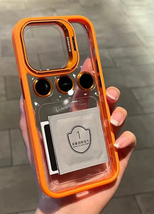 Camera Stand Cases with Lens Protection For iPhone 15 Pro Max (with Free Camera Lens) Shop1104115021 Store
