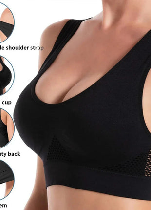 Seamless Mesh Sports Bras Sportswear Zone Store