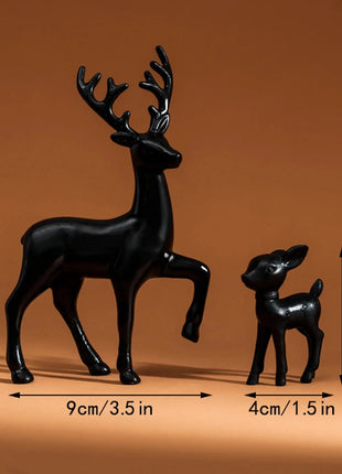 Doe, a Deer, a Female Deer and Her Adorable Fawn GUGHOME Store