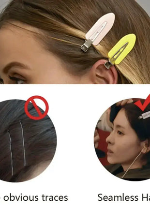 Cwllrn Beauty Salon Seamless Hairpin Professional Styling Hairdressing Makeup Tools Hair Clips For Women Girl Headwear Cwllrn Factory Store