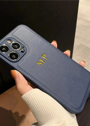 iPhone Personalised Leather Phone Case DuoLaiMi Store