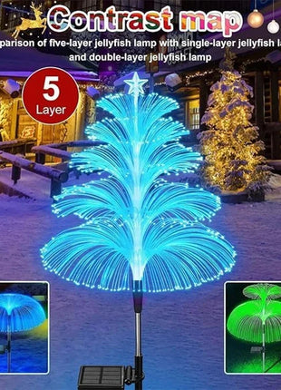 Seven Colors Gradient Solar Christmas Tree Light Shop1104701118 Store
