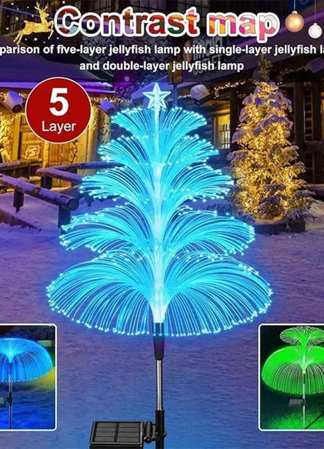 Seven Colors Gradient Solar Christmas Tree Light Shop1104701118 Store