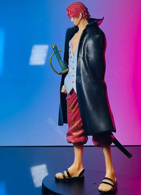 New 18cm One Piece Anime Figure Red Hair Shanks Action Figures Cartoon Figure Model PVC Doll Collection Decoration Kid Toy Gift Stone's Store