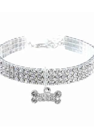 Rhinestone Pet Necklace for Dog & Cats Rvlero PET Store