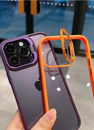 Camera Stand Cases with Lens Protection For iPhone 15 Pro Max (with Free Camera Lens) Shop1104115021 Store