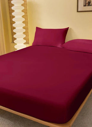 1 Piece Solid Color Matte Bed Sheet – Soft Bedding Cover (Excluding Pillowcases) Shop1103725833 Store