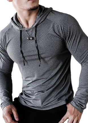 Mens Fitness Sport Hoodie Stone's Store