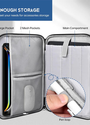 Waterproof Shockproof Handle Bag Laptop Sleeve Case for Macbook Air 11 12 13 13.6 Inch M4 M3 M2 Chip Mac Book Cover Accessories