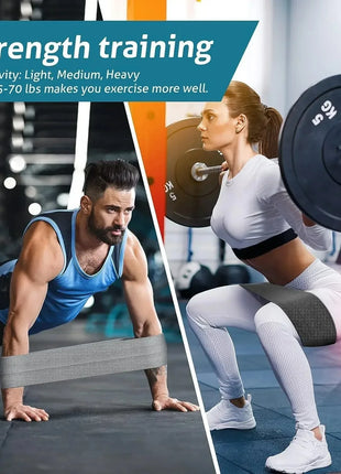 Anti-Slip Resistance Hip Booty Bands Squat Glute Workout Non-slip Trainer Thick Stretch Fitness Strips Loops Yoga Equipment Stone's Store