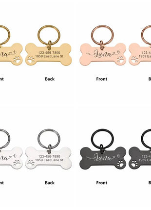 Personalized Dog Tags with Custom Text Shop1104573093 Store