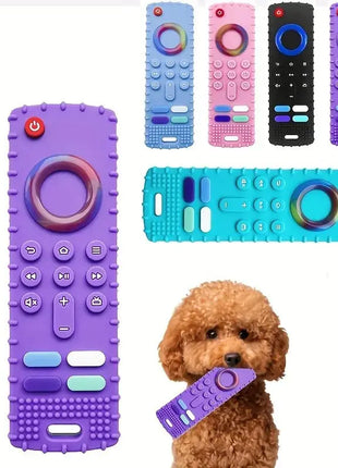 1Pc Chew Dog Teething Toy Silicone Remote Control for Puppies Dropshipman
