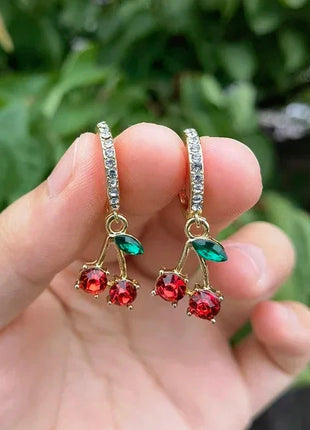 Cartoon Bear Pendant Zircon Earrings Niche Design All-Match Earrings Graceful and Fashionable Wholesale and Retail Shop1100214136 Store