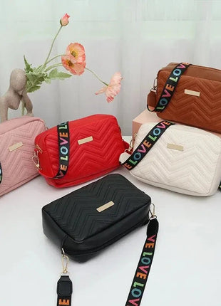 LOVE Embroidered Crossbody Bag Stone's Store