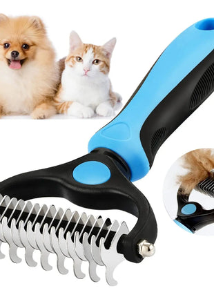 Professional Pet Deshedding Brush Dog Hair Remover Pet Fur Knot Cutter Puppy Cat Comb Brushes Dogs Grooming Shedding Supplies Dropshipman
