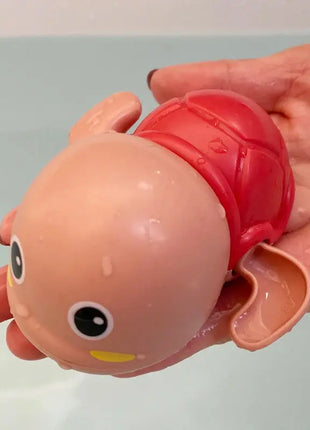 Baby Bath Toys Bathing Cute Swimming Turtle Whale Pool Beach Classic Chain Clockwork Water Toy For Kids Water Playing Toys QWZ Official Store