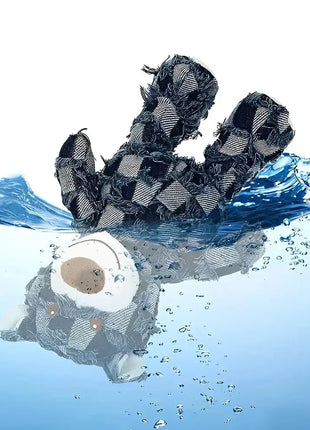 Cute Stuffed Bear Dog Toy chewing toy Indestructible Bite Resistant for Pet Puppy Squeaker Squeaky Molar Training Dogs Toys Dropshipman