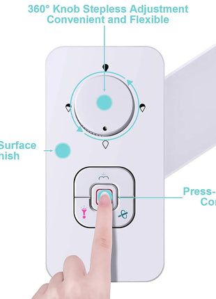 Samodra Toilet Bidet Shower Ultra-thin Bidet Toilet Seat Attachment Non-electric Bidet sprayer Dual Nozzles Frontal & Rear Wash