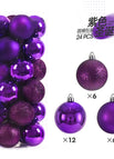 24Pcs Purple / 3cm