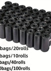 Black / 1500bags 100rolls