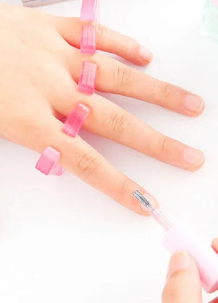 2pcs (1pair)Soft Silicone Finger Toe Separator Soft-Silicon 5 Colors Flexible  Finger Toe Spacers for Nail Polish Pedicure Tools nailartSupply Store