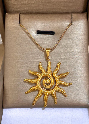 Sun-Flower Necklace Dodohao Official Store