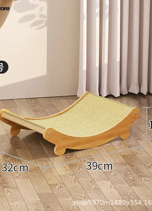 سرير النوم متعدد الوظائف خشبي القط الخدش YingYing Store