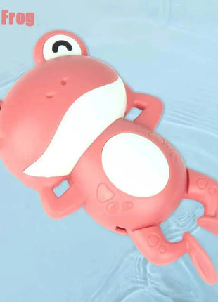 Baby Bath Toys Bathing Cute Swimming Turtle Whale Pool Beach Classic Chain Clockwork Water Toy For Kids Water Playing Toys QWZ Official Store