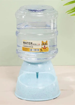 3.8L Dog Automatic Feeders Plastic Water Bottle Cat Bowl Feeding and Drinking Dog Water Dispenser Pet Feeding Bowl Pet Supplies Dropshipman