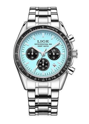 Gambling plate dial Luxury Brand Waterproof Mechanical Watches for Mens Fashion Automatic Skeleton Wristwatch Reloj Hombre LIGE Global No. 2 Store