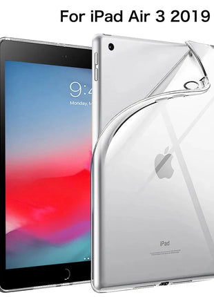 For iPad 10th 10.9 2022 7 8 9th Gen 10.2 Air 5 6 13 Case TPU Silicon Transparent Cover For iPad Pro 9.7 10.5 11 13 Mini 3 4 5 6 DUNNO Official Store