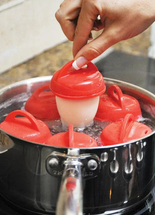Non-stick Silicone Boiled Eggs Cup Kitchen Egg Cooker Poachers Silicone Steamed Egglettes Cooking Accessories Gift kitchen tools Cleaning series Store