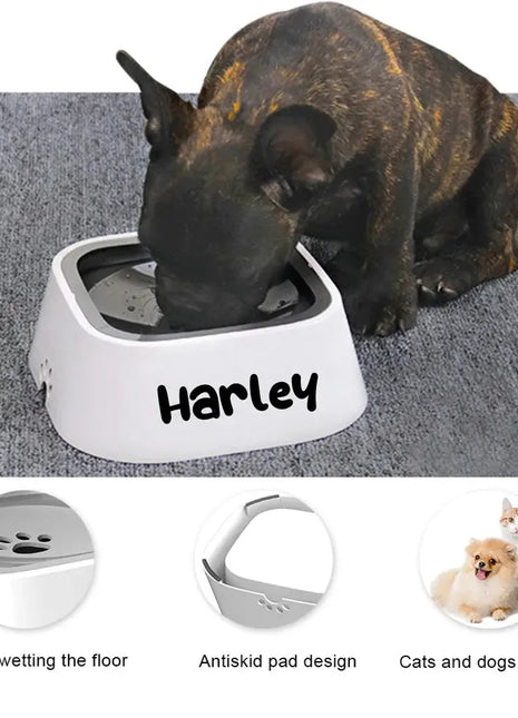 Custom No-Spill Dog Water Bowl – Anti-Overflow Slow Feeder Shop1104055151 Store