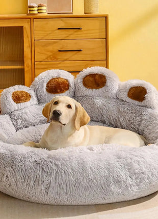Fluffy Dog Bed Plush Kennel Accessories Pet Products Large Dogs Beds Bedding Sofa Basket Small Mat Cats Big Cushion Puppy Pets Dropshipman