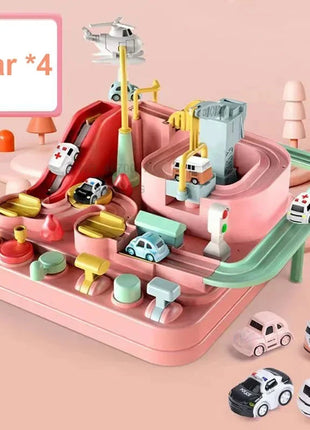 Car Train Track Sets Racing Rail Model Educational Toys Children Adventure Game Mechanical Interactive Animals Space Rocket Toy Shop1102598172 Store