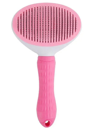 Pet Dog Brush Cat Comb Self Cleaning Pet Hair Remover Brush Chinese Gold Leaf Store