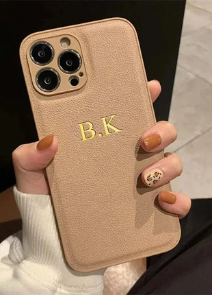 iPhone Personalised Leather Phone Case DuoLaiMi Store